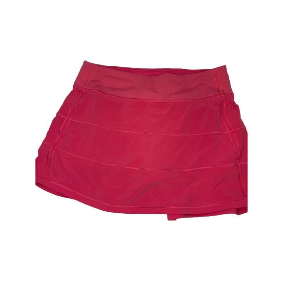 Lululemon Size 6 Hot Pink Pace Rival Skirt With Grip Undershorts Excellent Cond. - Picture 1 of 5